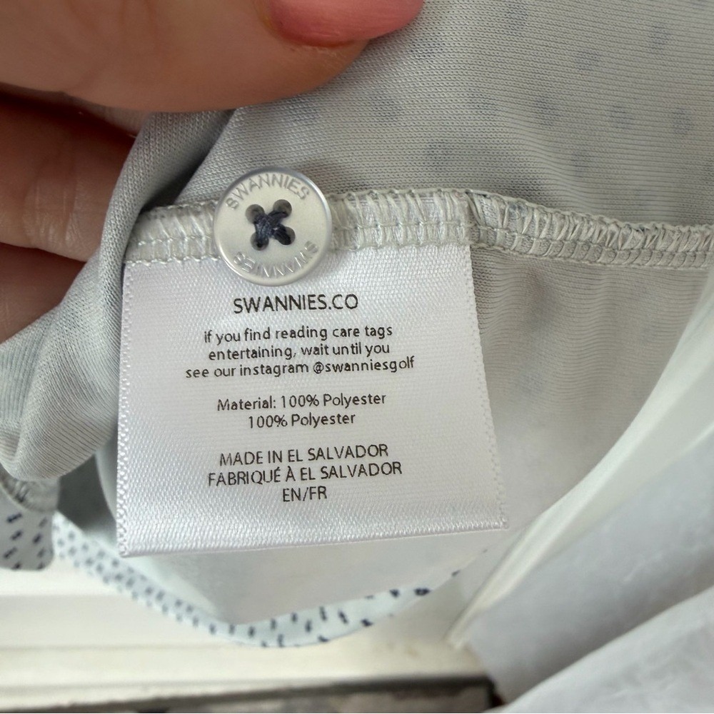 Swannies Performance Golf Polo Shirt Short Sleeve Breathable Floral Print‎ XXL - Picture 12 of 15